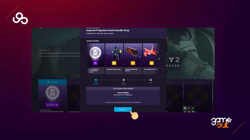 Destiny Guide Prime Gaming шаг 10