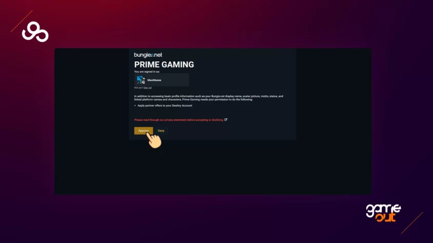 Destiny Guide Prime Gaming шаг 13