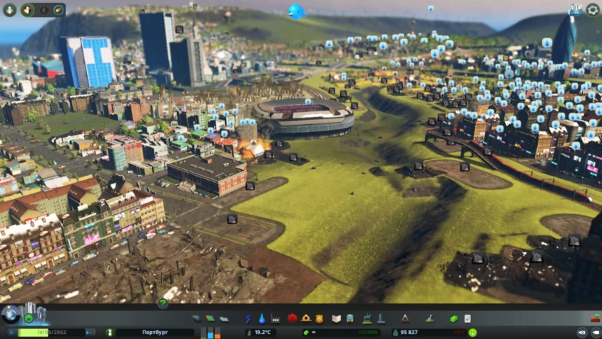 после землетрясенияcities skyline