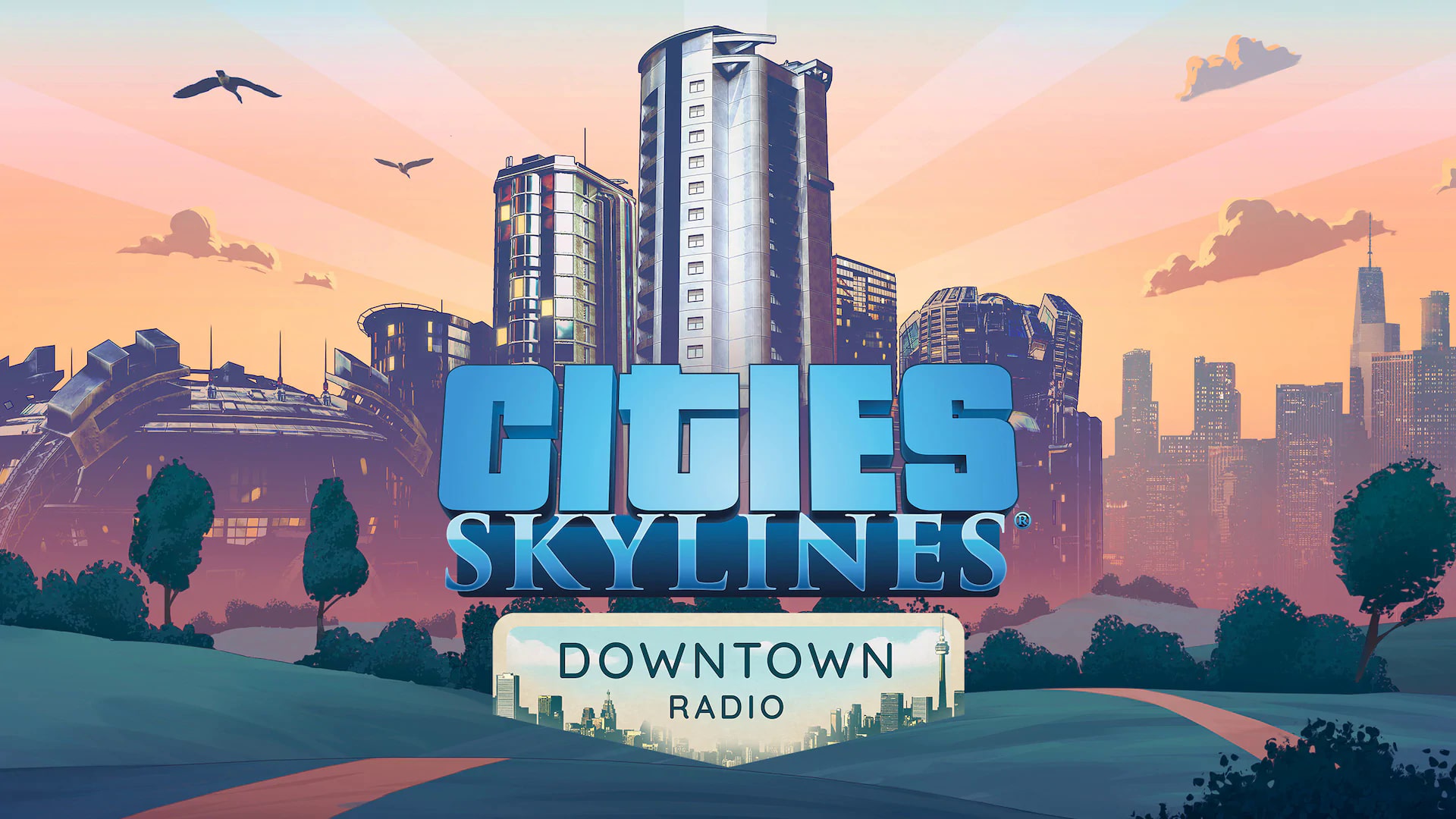 Downtown Radio cities skyline