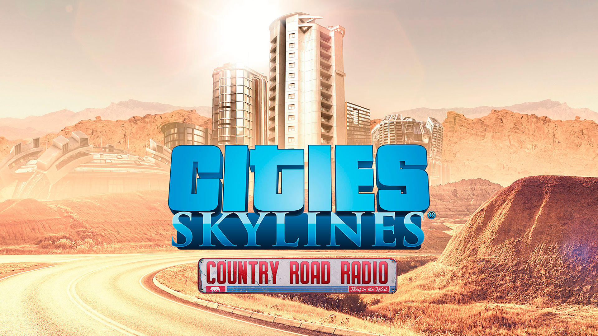 Country Road Radio cities skyline