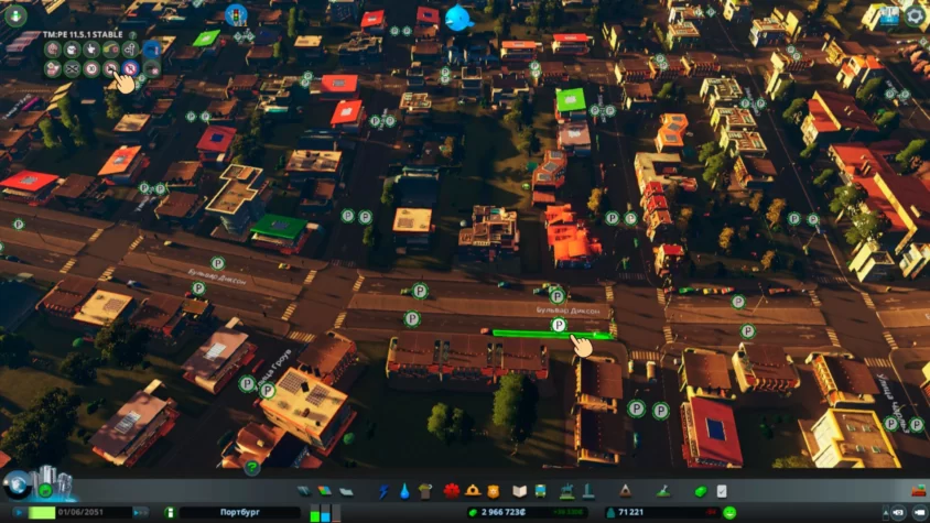 парковочные места cities skylines