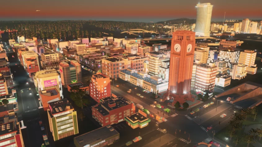 Коммерческие зоны cities skyline