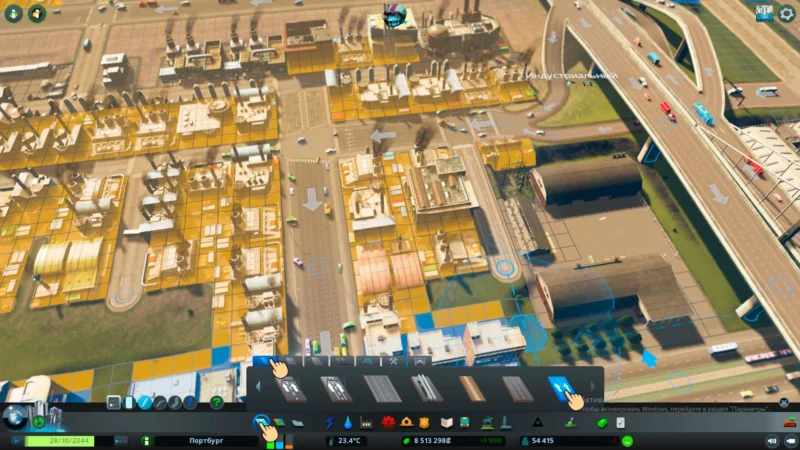 односторонние дороги cities skyline