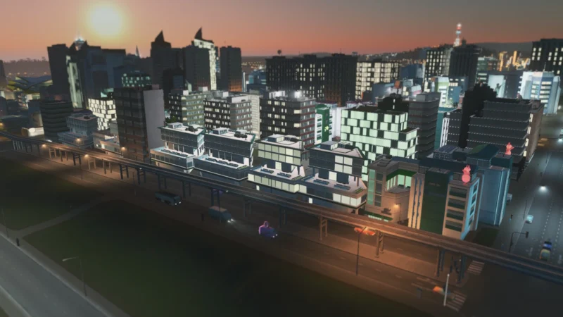 Деловые зоны cities skylines