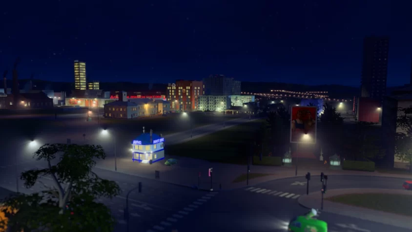 Поставьте пост ДПС cities skyline