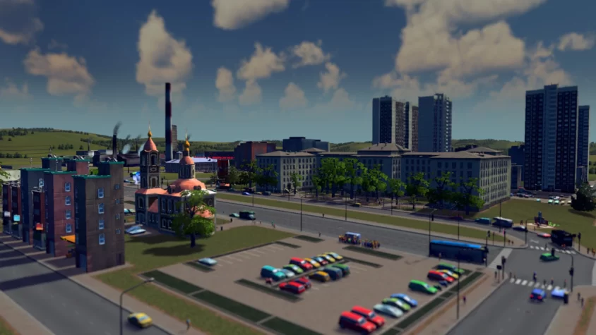 Стройте церкви, гаражи cities skyline