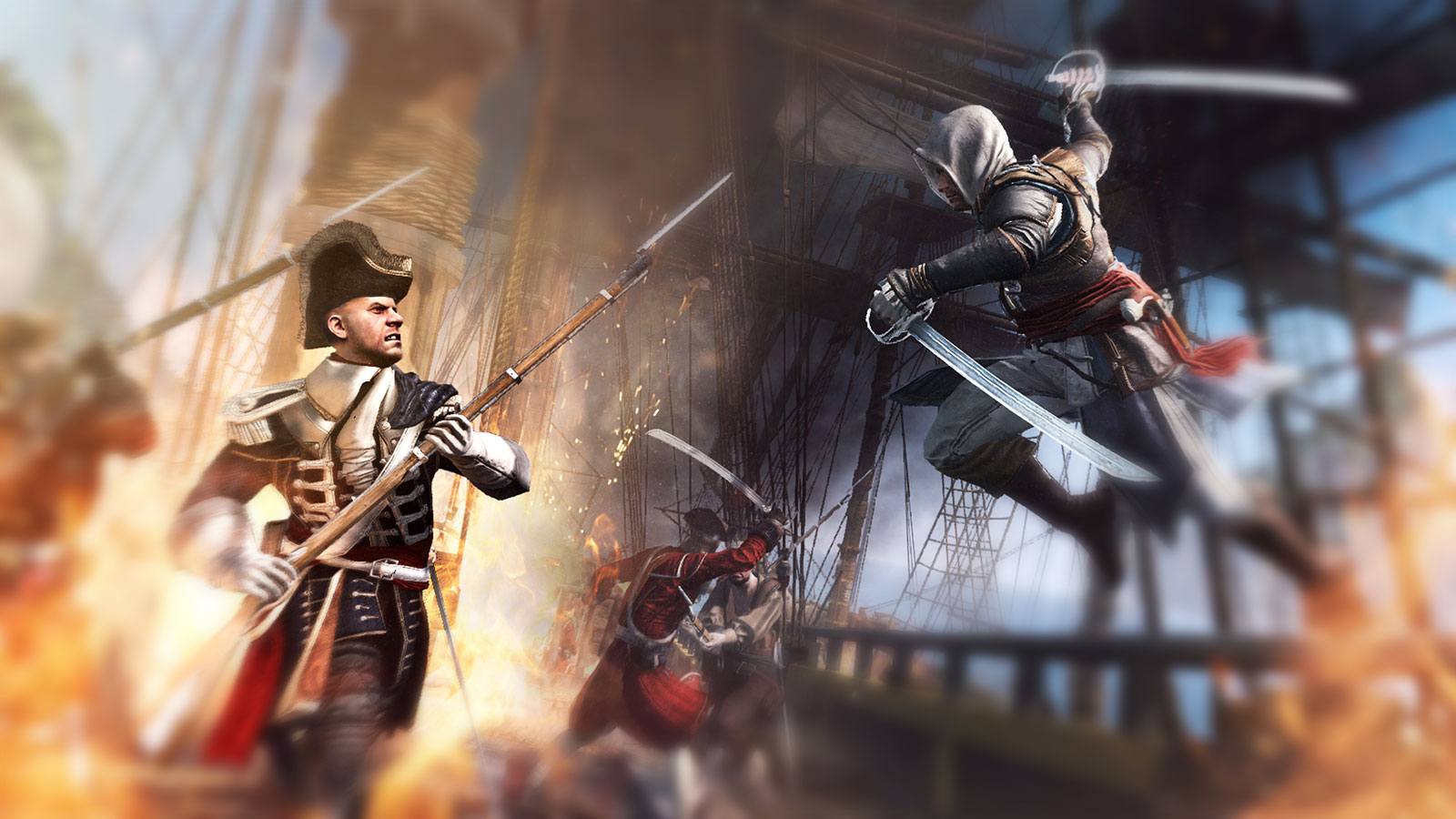 Assassin’s Creed IV: Black Flag война кораблей
