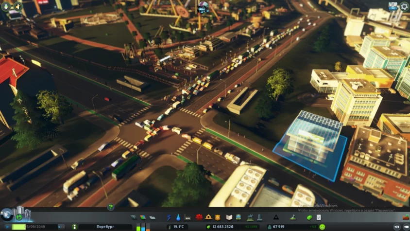 светофор не справляется city skylines