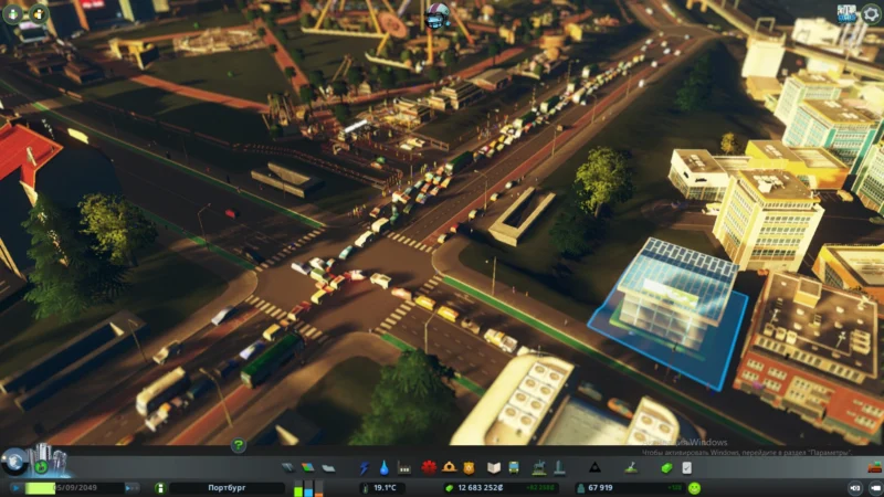 светофор не справляется city skylines