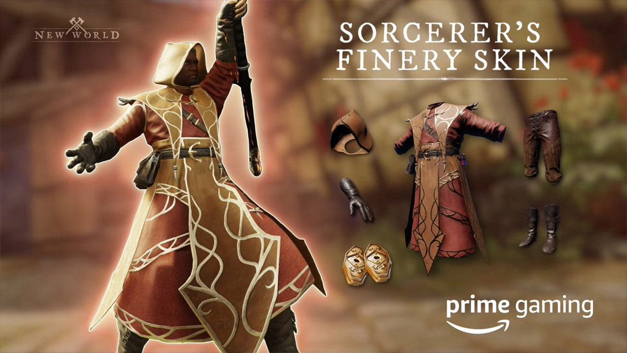 Sorcerer’s Finery Pack для игры New World от Prime gaming