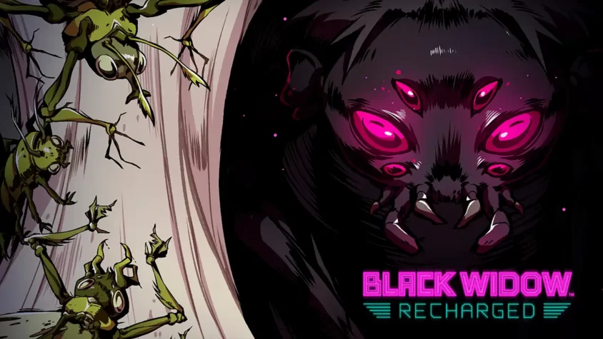 Обложка Black Widow: Recharged — Современное Воплощение Аркадного Шутера