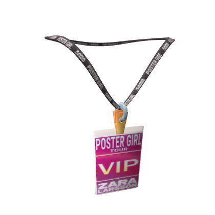 Zara Larsson Tour Lanyard