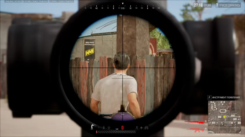 пабг прицел 15х