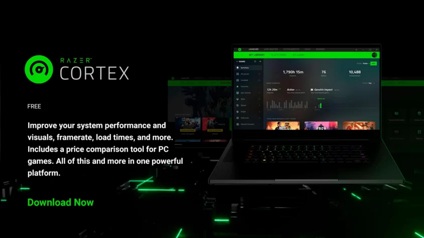 Повышения фпс с Razer Cortex