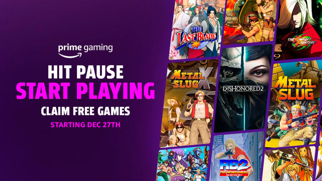 Новогодняя раздача игр от Prime Gaming Hit pause