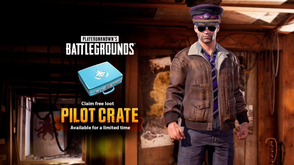 pilot crate от Twitch Prime для PUBG