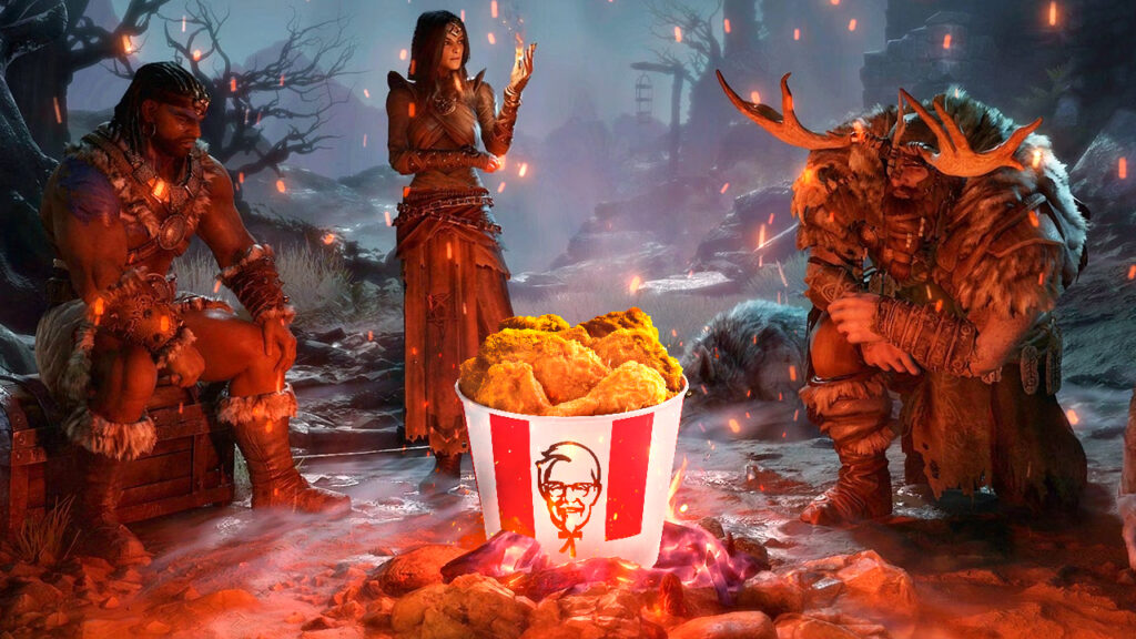 Diablo IV встречает KFC: получите уникальные игровые предметы за заказ еды!