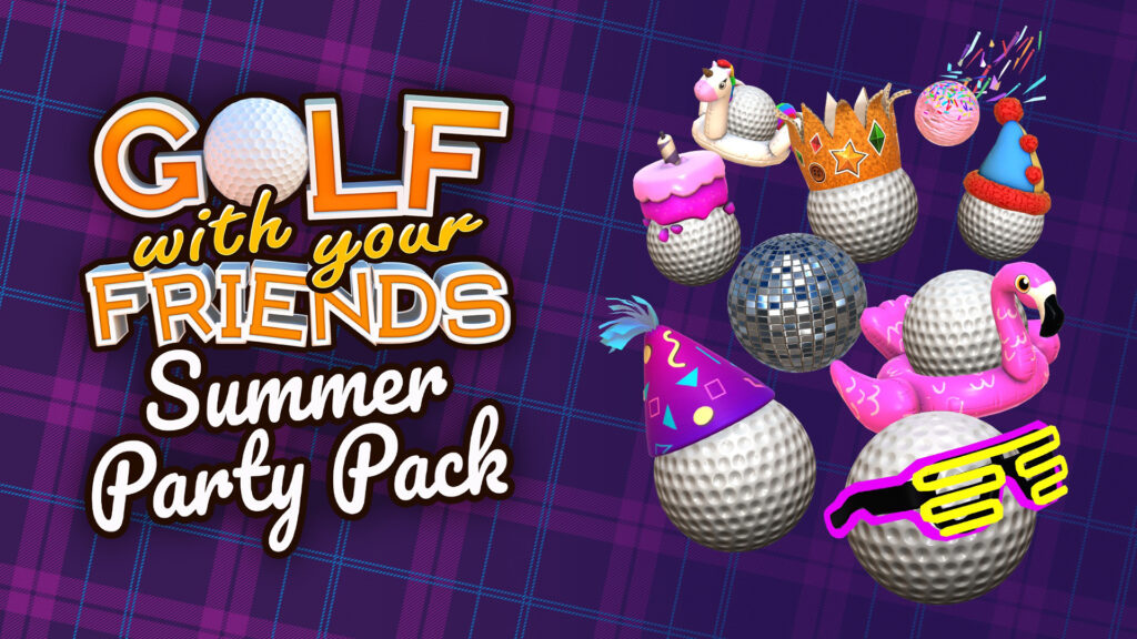 Golf With Your Friends Summer Party Cosmetics Pack