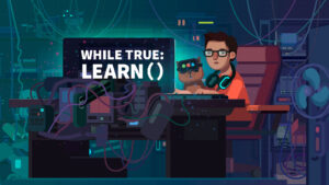 while True: learn() game cover