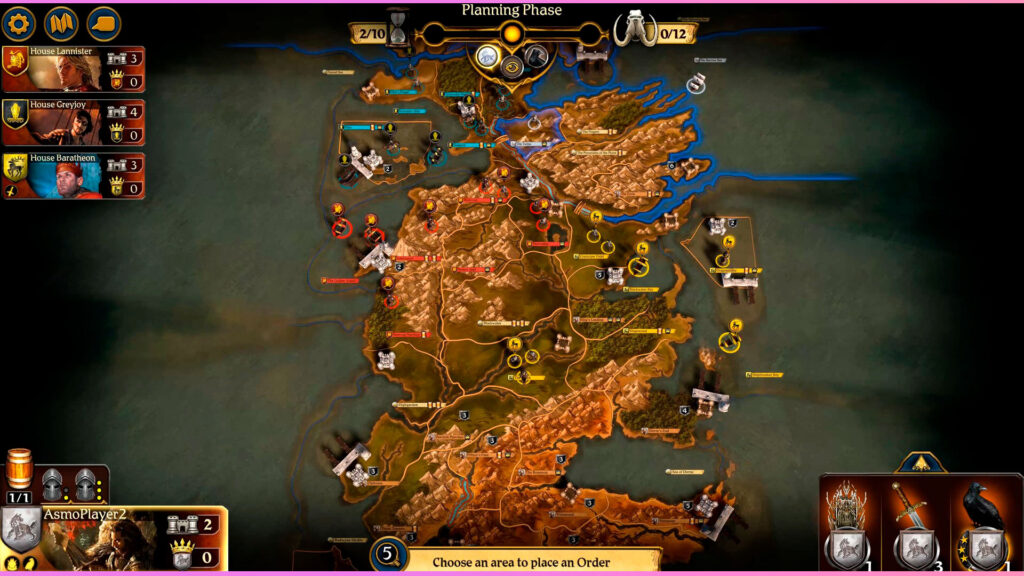 A Game of Thrones: The Board Game Digital Edition game screenshot 1