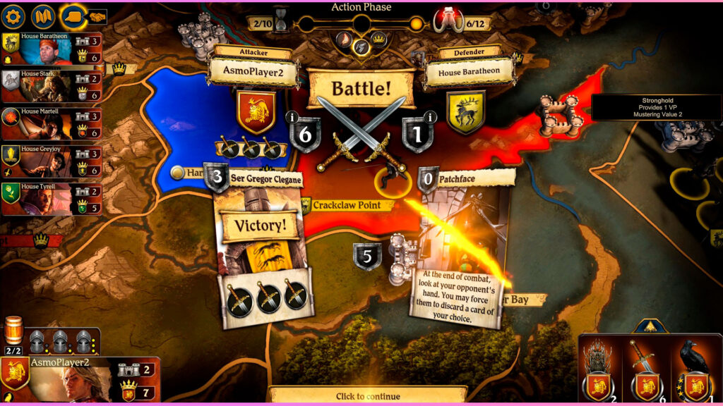 A Game of Thrones: The Board Game Digital Edition game screenshot 2