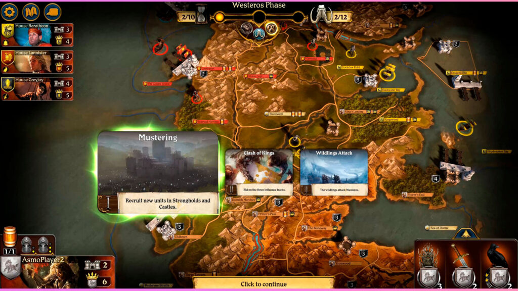 A Game of Thrones: The Board Game Digital Edition game screenshot 3