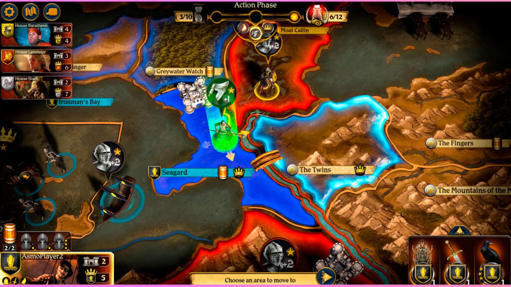 A Game of Thrones: The Board Game Digital Edition game screenshot 4