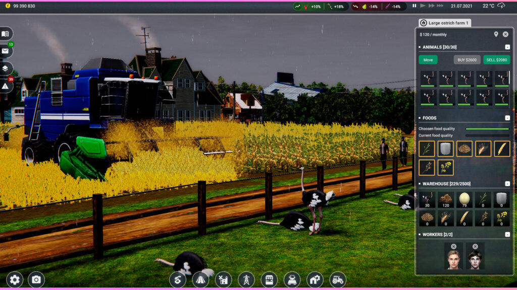 Farm Manager 2021 game screenshot 1