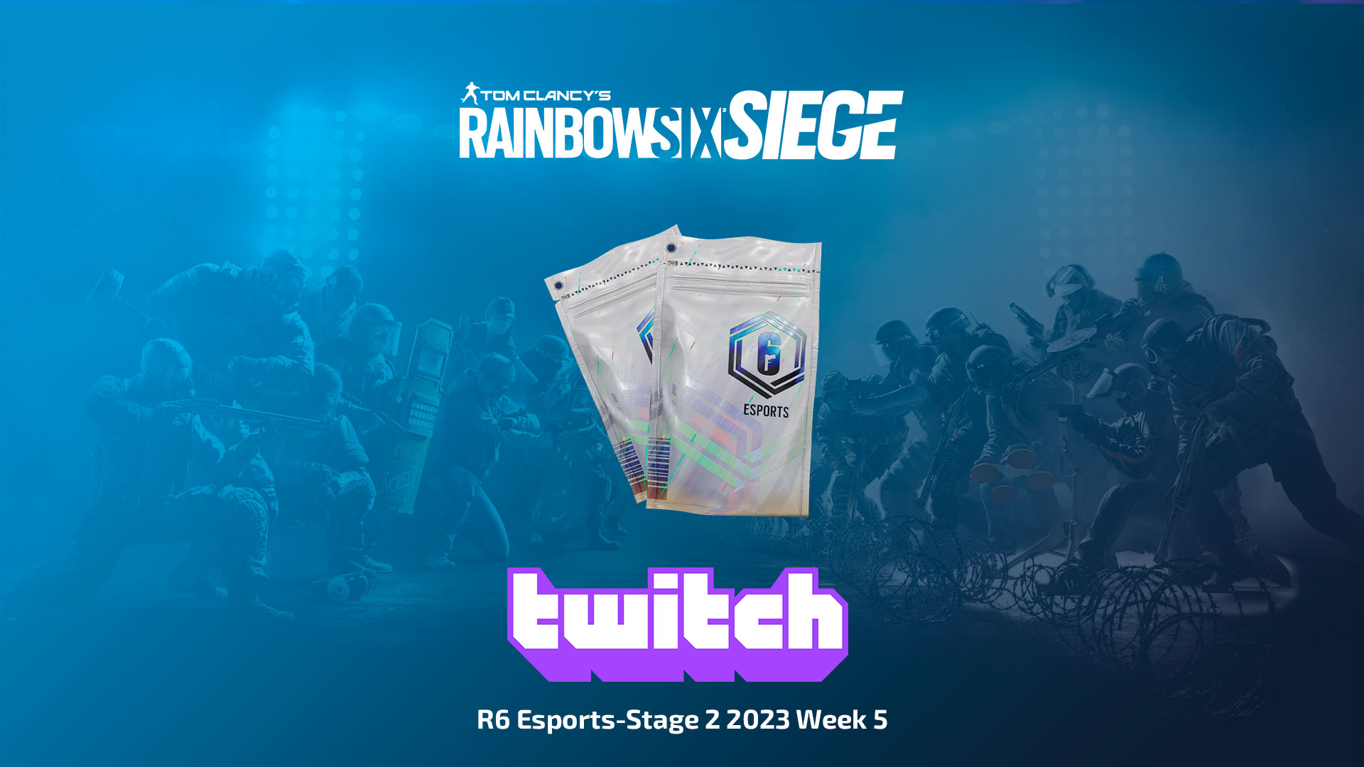 Twitch Drops: R6 Esports-Stage 2 2023 Week 5 для Tom Clancy’s Rainbow Six Siege