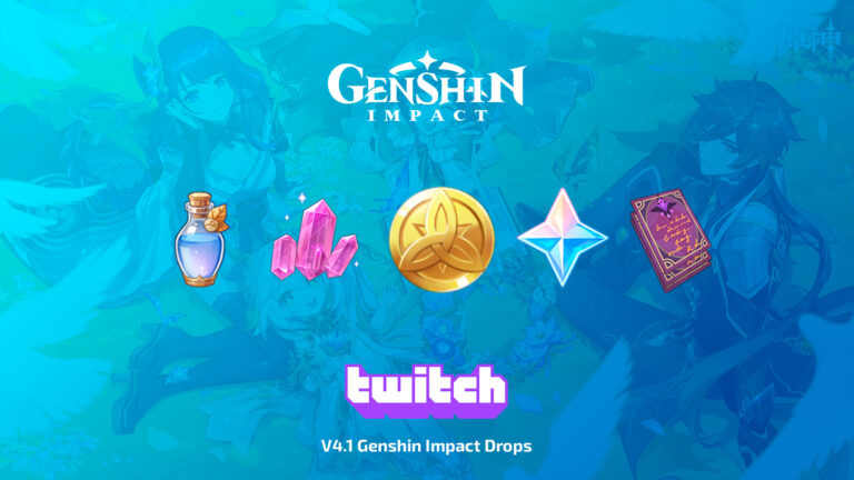 Twitch Drops: V4.1 Drops для Genshin Impact