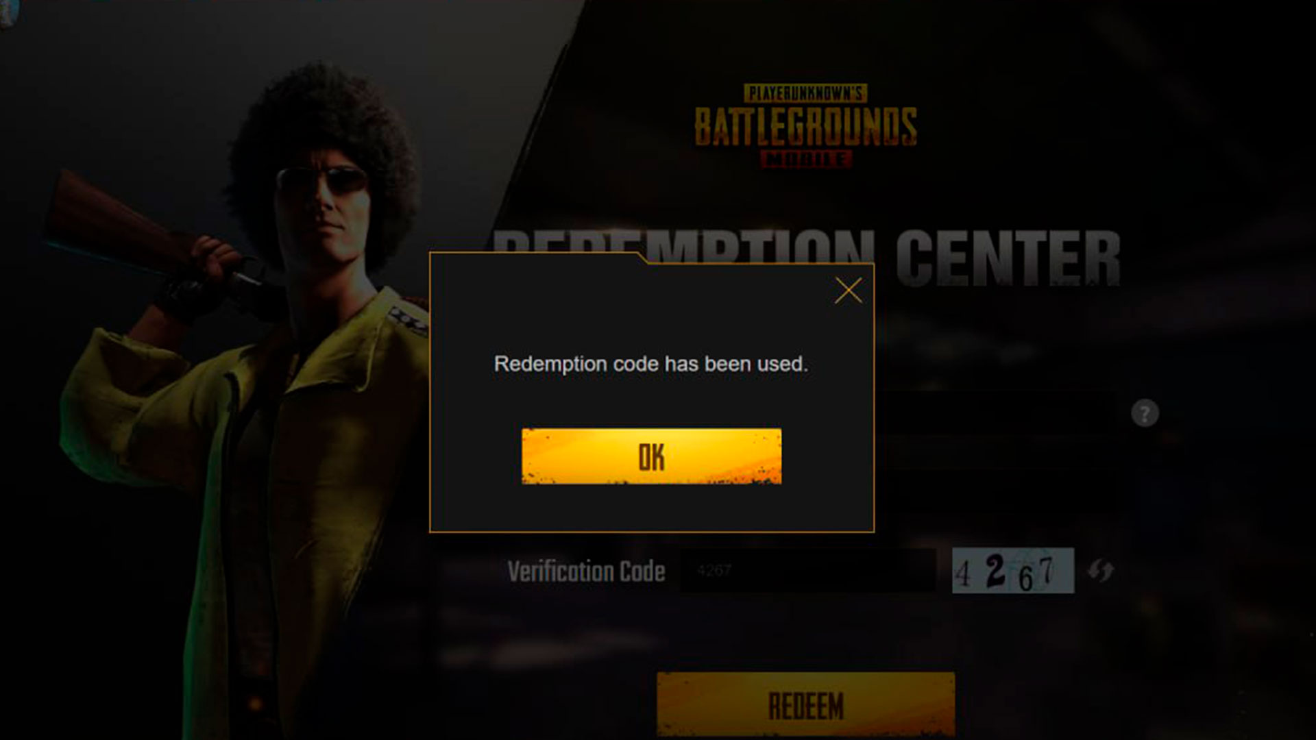 Redemption center code pubg фото 8