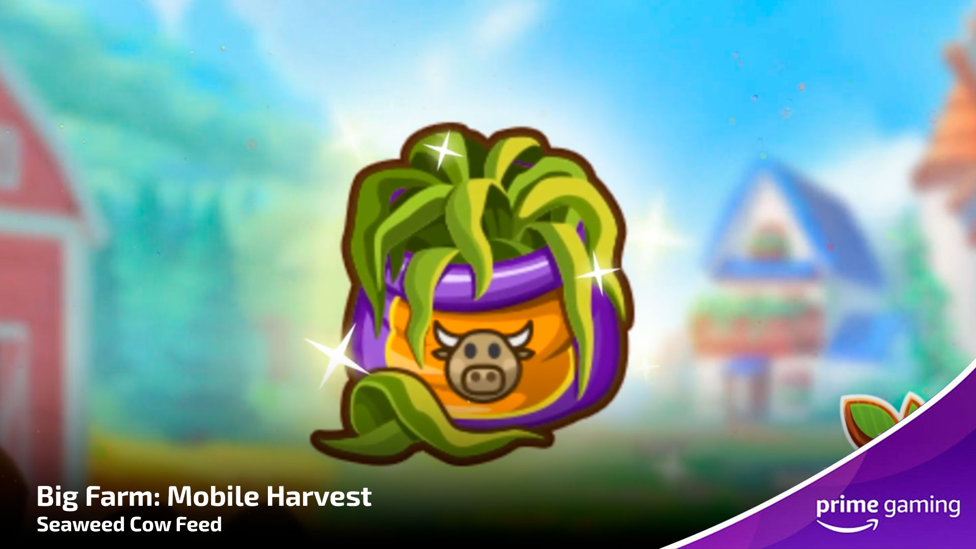 Prime Gaming: подарки Seaweed Cow Feed для Big Farm Mobile Harvest