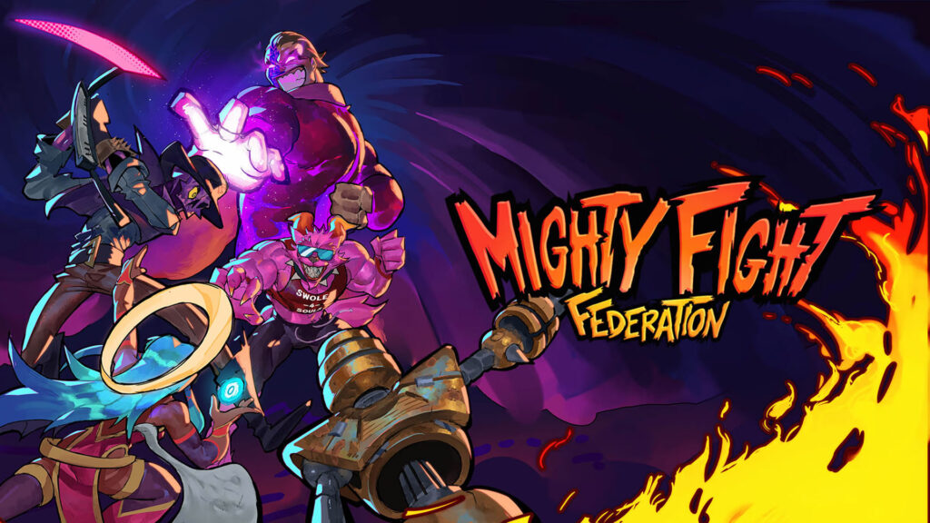 Обложка Mighty Fight Federation для акции бесплатной раздачи в Epic Games