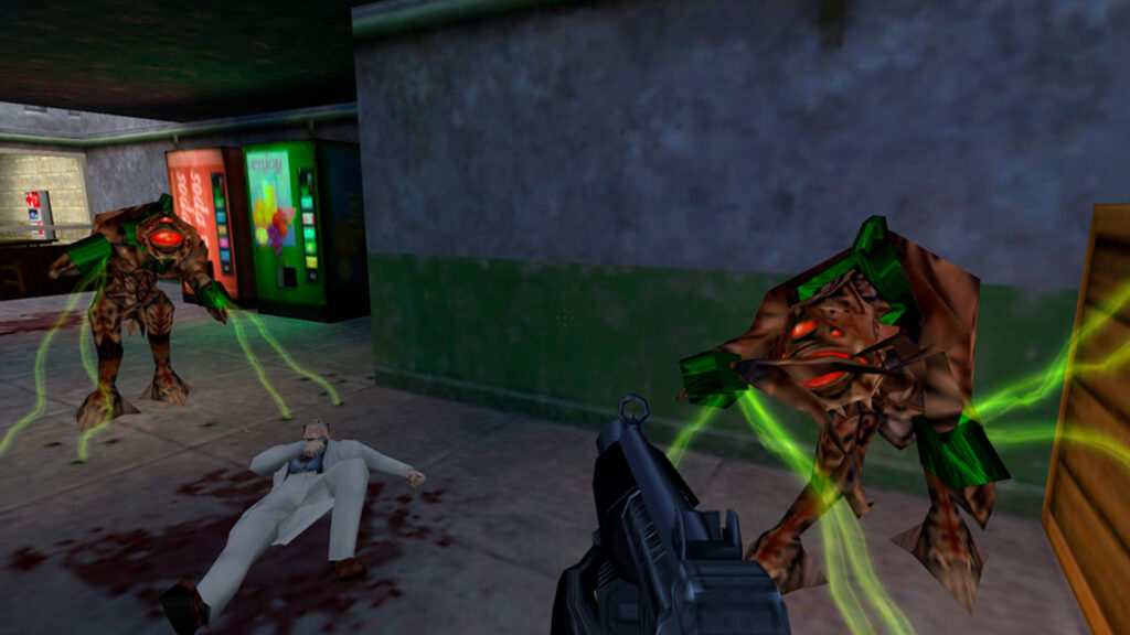 Скриншот геймплея Half-Life