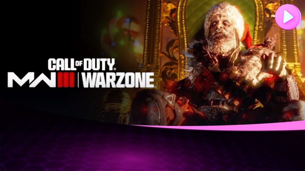 Скриншот из трейлера события Santa's Slayground в Call of Duty: Modern Warfare 3 и Warzone