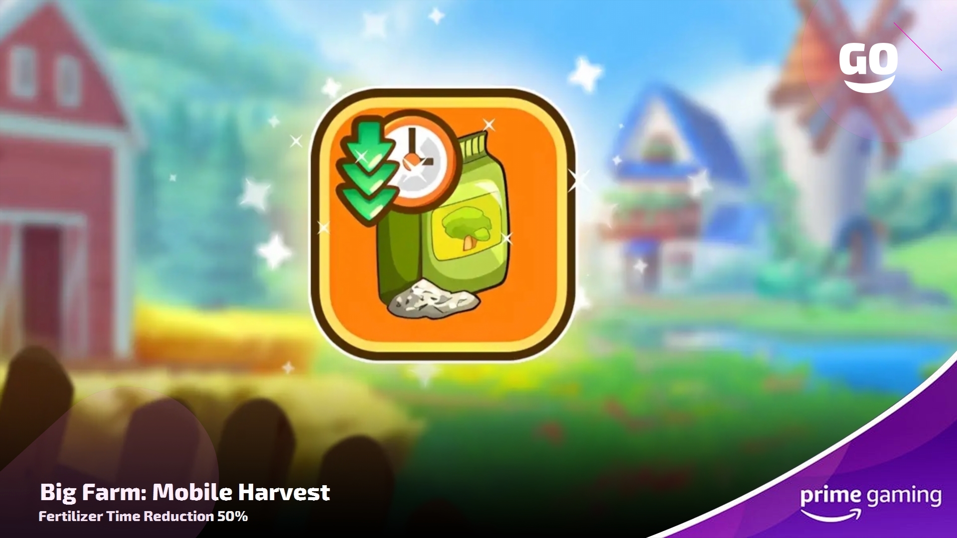 Prime Gaming: Сокращение времени использования удобрений на 50% в Big Farm: Mobile Harvest