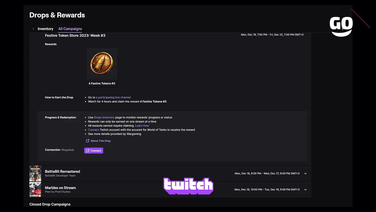 Подарки Twitch Drops за просмотр World of Tanks: Фестивальный Пак 2023 Неделя 3