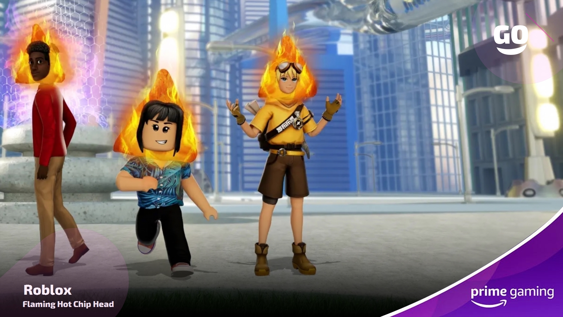 Prime Gaming предоставляет облик Flaming Hot Chip Head для Roblox