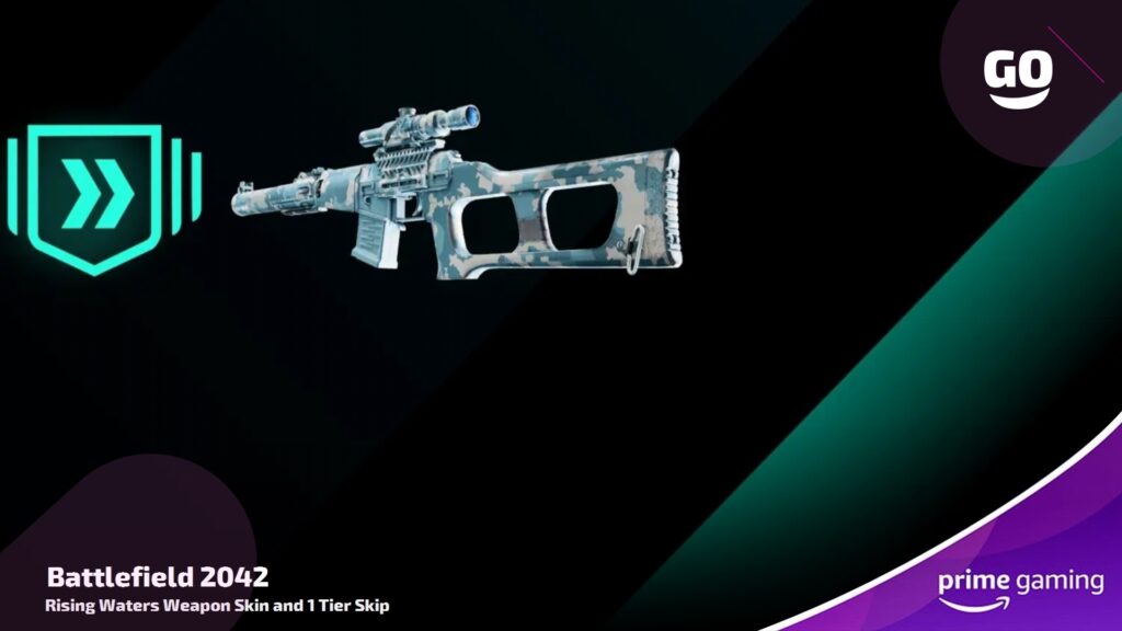 Rising Waters Weapon Skin and 1 Tier Skip