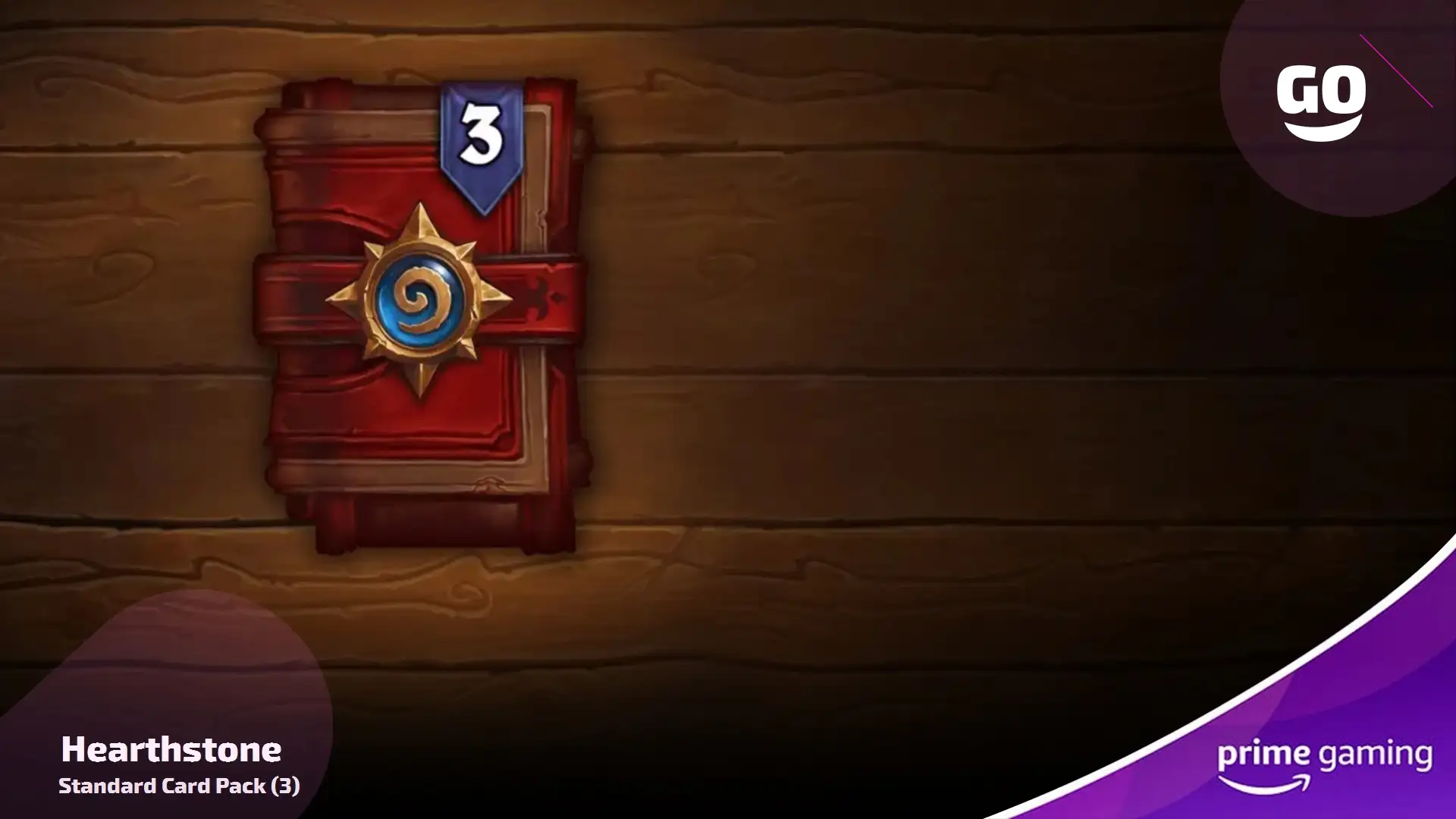 Prime Gaming раздает Standard Card Pack (3) для Hearthstone