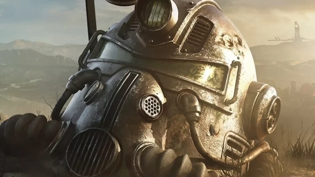 Обложка обновления Fallout 76 1.7.9.7 с изображением характерных элементов игры