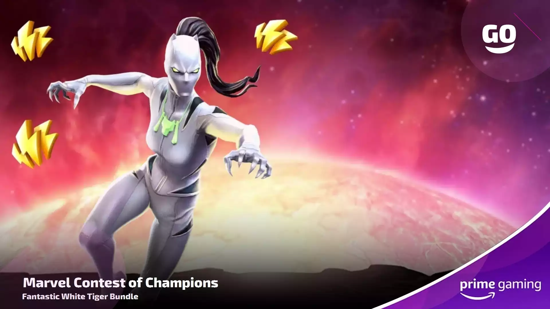 Prime Gaming представляет: эксклюзивный пак Fantastic White Tiger для Marvel Contest of Champions