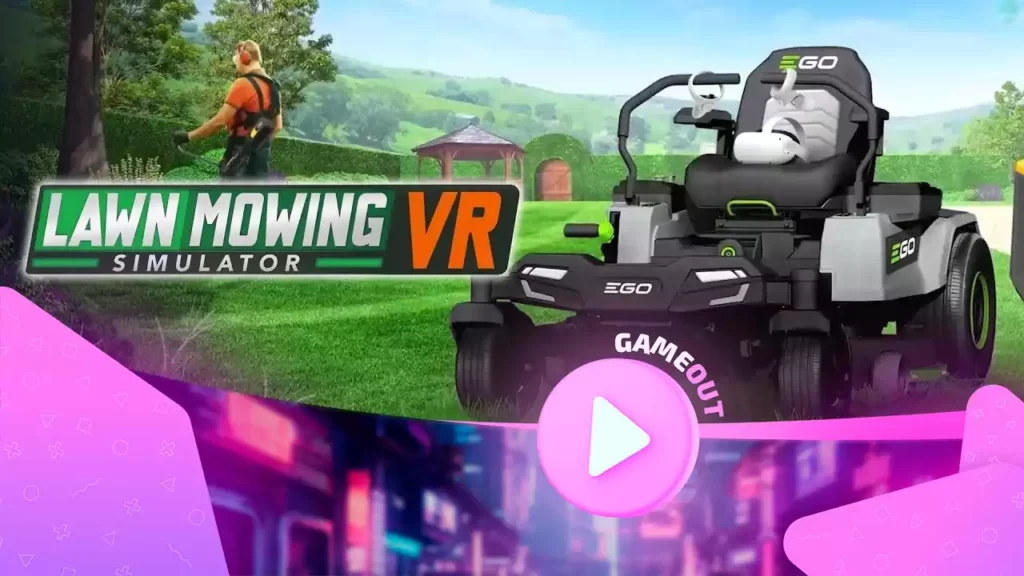 Скриншот из Lawn Mowing Simulator VR