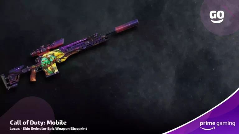 Prime gaming Locus – Side Swindler Epic Weapon Blueprint для COD Mobile