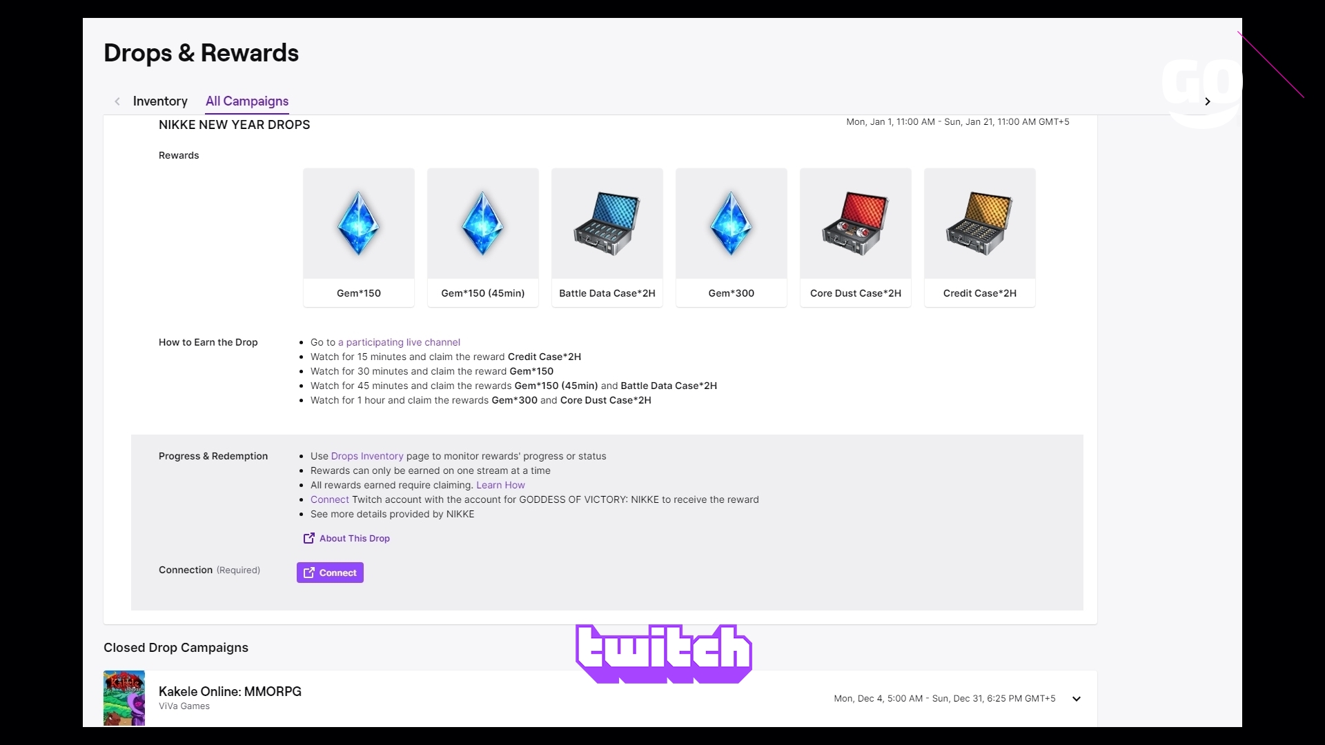 Twitch Drops раздает NIKKE NEW YEAR DROPS для GODDESS OF VICTORY: NIKKE
