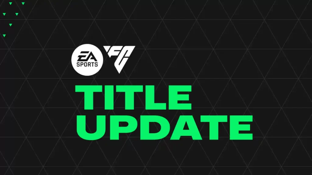 Обложка обновления Title Update #8 для EA Sports FC 24, показывающая ключевые изменения в игре