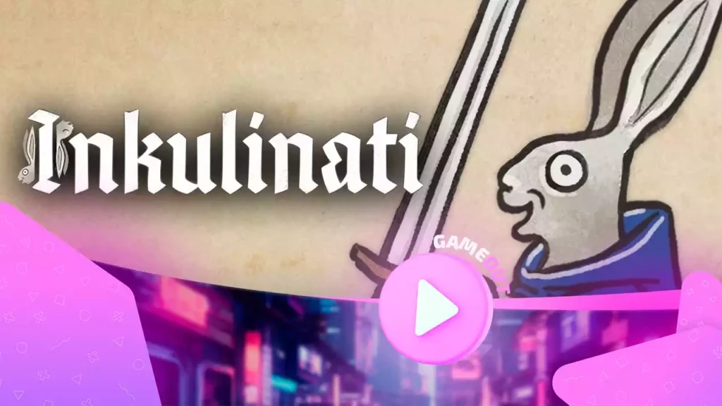 Обложка Inkulinati с элементами игрового процесса