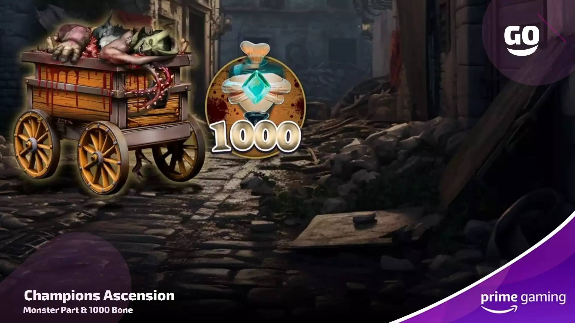 Эксклюзивные подарки Prime Gaming: Облик Монстра & 1000 Костей для Champions Ascension