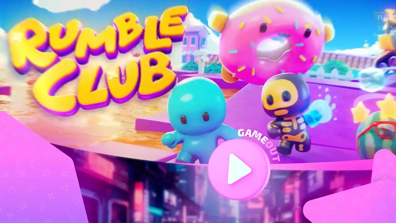 Милые персонажи Rumble Club в бою
